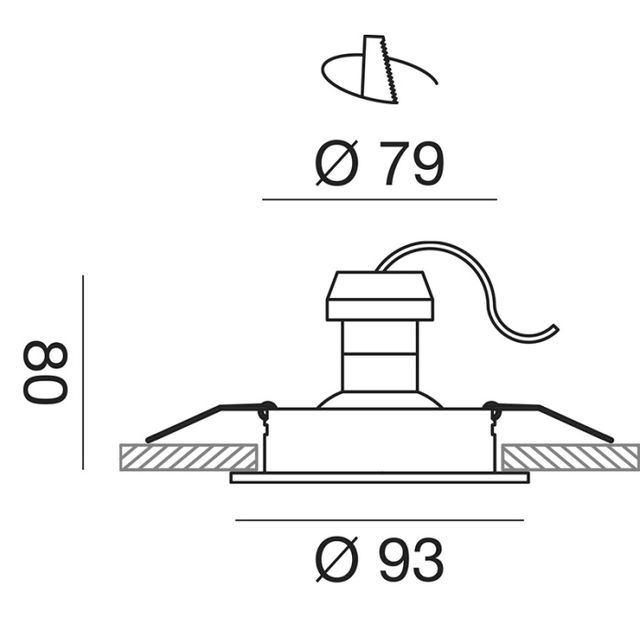 faretto-zenit-gu10-gealed-tondo-oro-ad-incasso-orientabile
