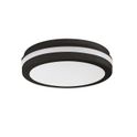 plafoniera led 20w cct gealuce rotondo nero 200mm ip65