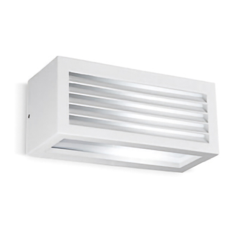 Applique GARO E27 GEALED bianco IP54