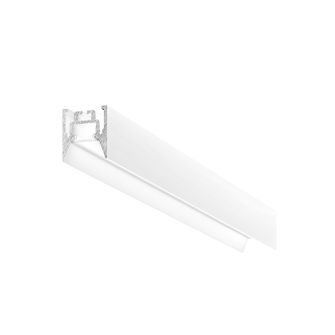 Profilo in alluminio BUCAREST per strisce LED 2mt GEALED piccolo bianco