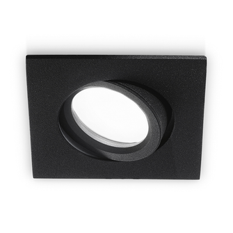 Faretto ORIM GU10 GEALED quadrato nero ad incasso orientabile