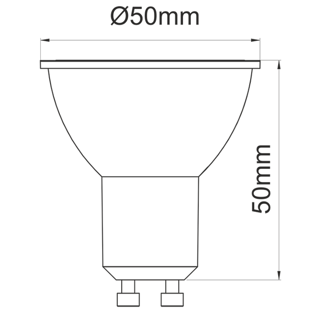 lampadina-led-narrow-gu10-7w-luce-calda-830-beneito-faure