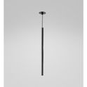 lampadario led da incasso 7w 3000k nero ip20 gealuce thalassia sg/i