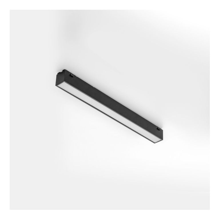 reglette led 12w da binario 48v. 3000k ip20 gealuce colore nero
