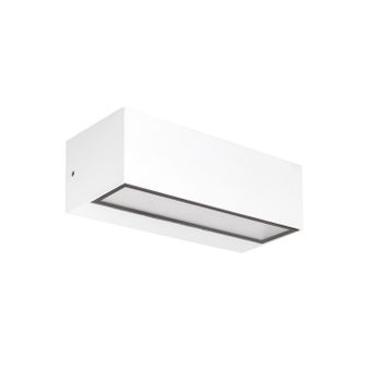 Applique LED 2x6W CCT Gealuce rettangolare bianco IP65