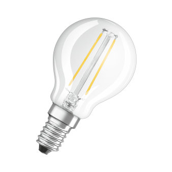 Lampadina LED VALUE CLASSIC P E14 4W luce calda 827 Ledvance Osram