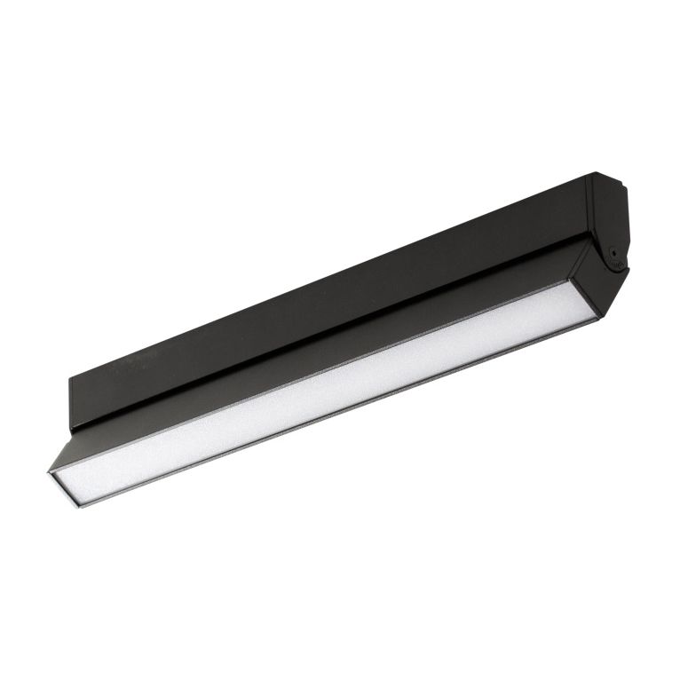 reglette orientabile da binario 48v 12w 3000k nero gealuce