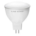 lampadina led dicroica gu5.3 5w luce calda 3000k ecoman 12vdc vetro ghiaccio