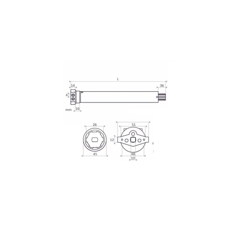 motore tapparelle mtd3hmt fino a 60kg