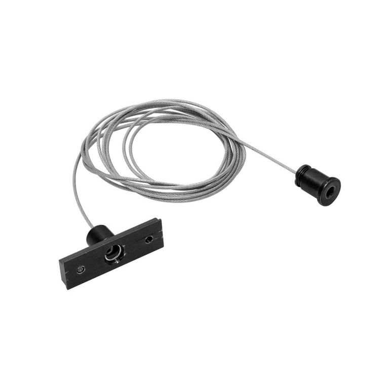 kit sospensione 1 cavo per binario 48v gbin40. colore nero gealuce 