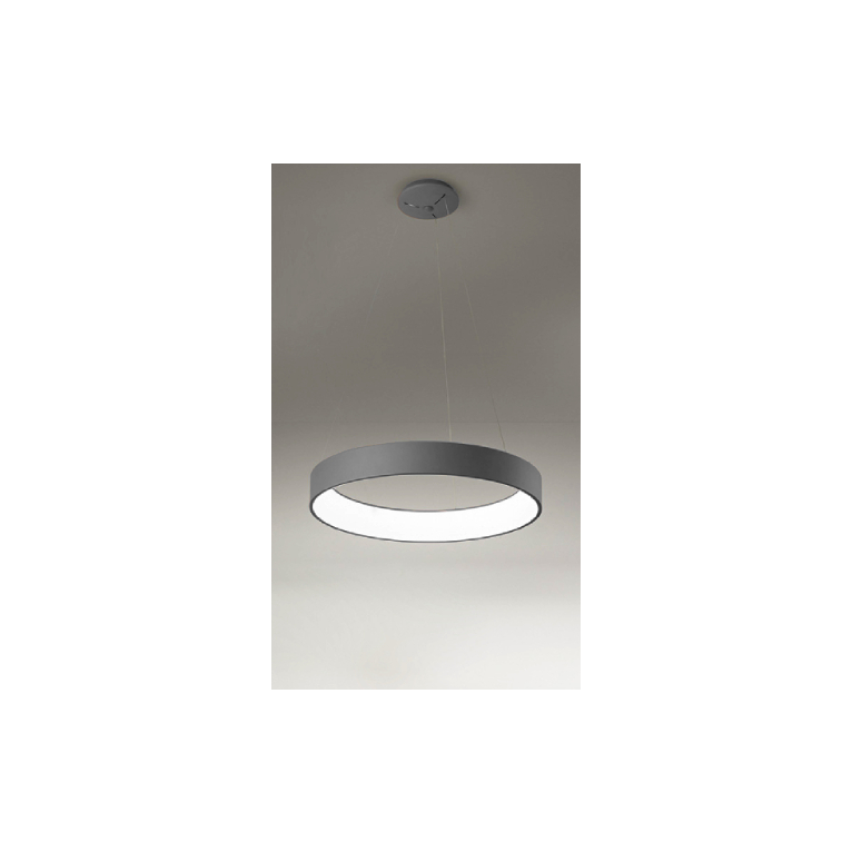 lampadario band diodi 90w luce calda 3200k affralux antracite grande