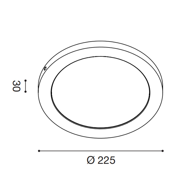 plafoniera-sham-18w-luce-naturale-4000k-gealed-tondo-grande-bianco