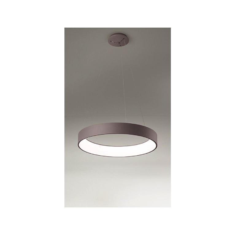 lampadario band diodi 90w luce calda 3200k affralux caffè grande