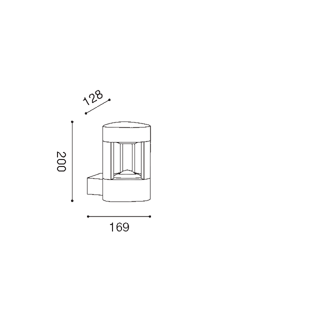 applique-ges482-gx53-gealed-ip54-grigio-metallizzato