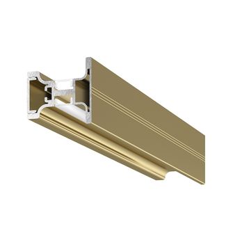 Profilo in alluminio RIGA AF per strisce LED 2mt GEALED oro