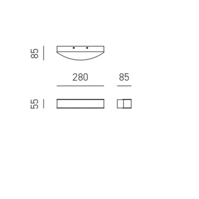 applique-led-16w-4000k-gealuce-ip20-bianco-gap50