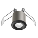 faretto led 3w luce calda 3000k nero da incasso gfa1091c gea luce