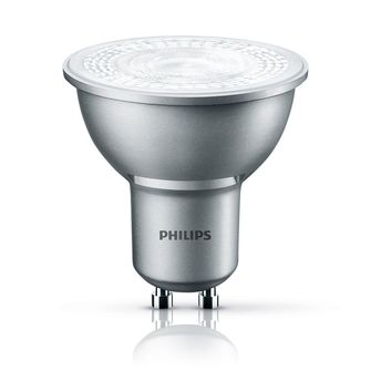 Lampadina LED GU10 4.3W luce calda 830 Philips Master LEDspot MV Value 40°