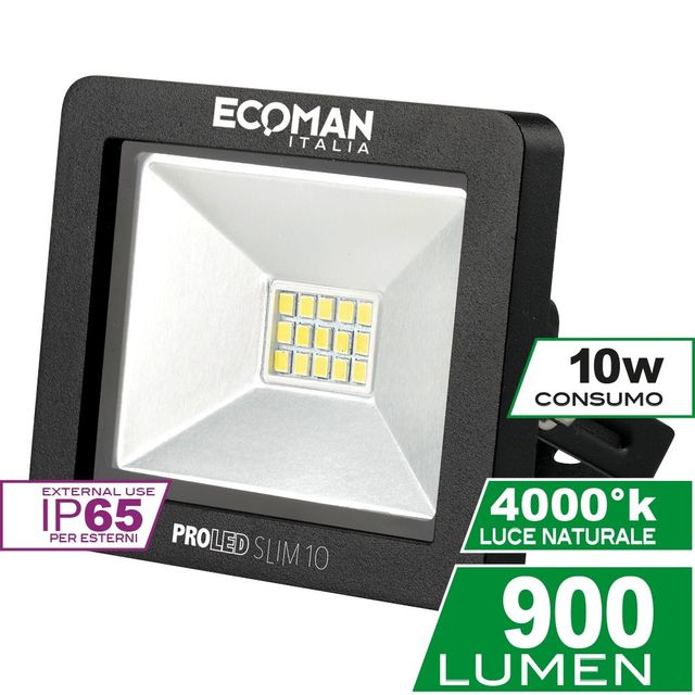 proiettore-led-proled-10w-luce-naturale-4000k-ecoman-nero-ip65-mini-slim