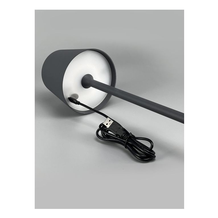 lampada da tavolo 3w 3000k grigio gealuce ip54