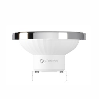 Lampadina LED 15W luce naturale 4000K BENEITO FAURE  5189 cromato