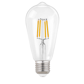 Lampadina LED GLA254C E27 8W luce calda 2700K GEALED