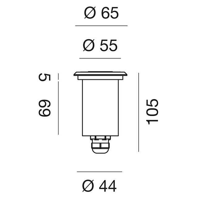 faretto-ges542-5w-luce-naturale-4000k-gealed-ip65-24vdc