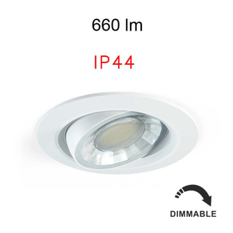 Faretto LED da incasso 8W 220/240V 2700K bianco IP44 BENEITO FAURE 3951