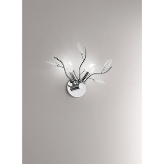 Applique CRYSTALLIVS 2 x E14 AFFRALUX cromo/neutro