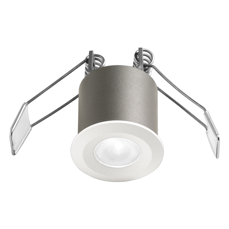 faretto led 3w luce naturale 4000k bianco da incasso gfa1090n gea luce