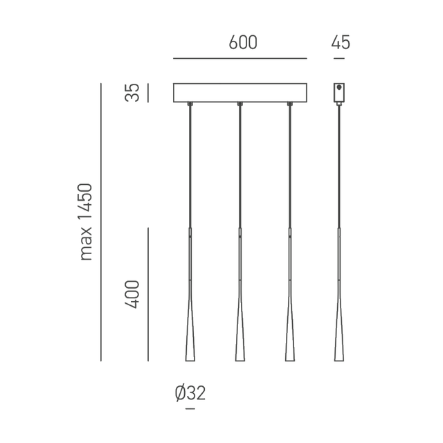 lampadario-dafne-16-dot-5w-luce-calda-3000k-gealuce-piccolo-bianco-triplo