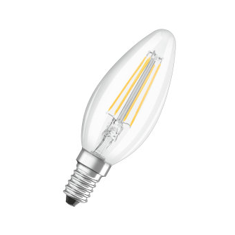 Lampadina LED VALUE CLASSIC B E14 4W luce calda 827 Ledvance Osram