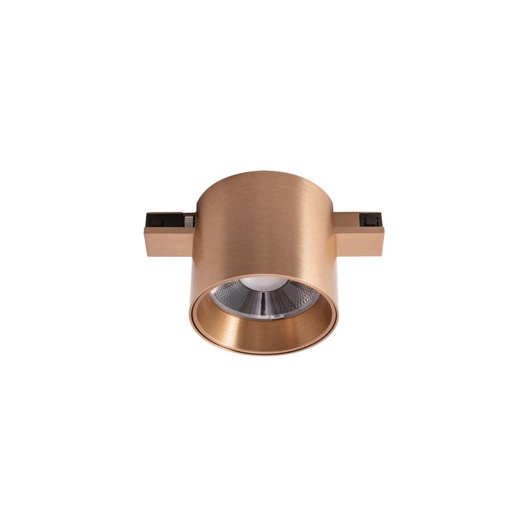 faretto led 8w 48v. 3000k ip20 gealuce cilindro colore champagne