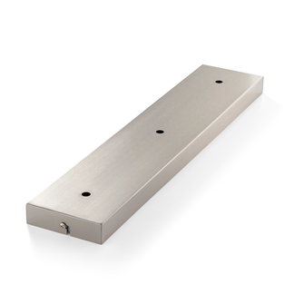 Rosone rettangolare GSOB44 3 fori GEALUCE nichel