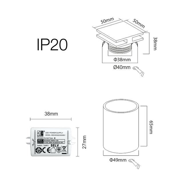 segnapasso-led-da-incasso-4w-220-slash-240v-3000k-bianco-ip20-beneito-faure-4112
