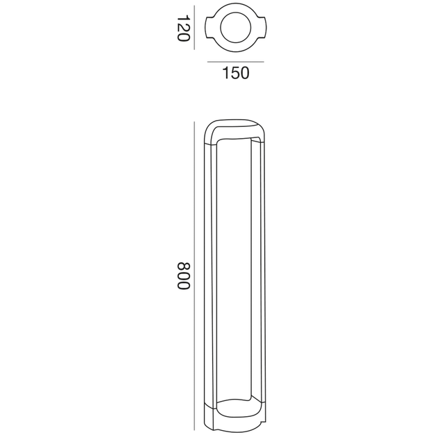 paletto-ges452-13w-luce-naturale-4000k-gealed-ip65-antracite-grande