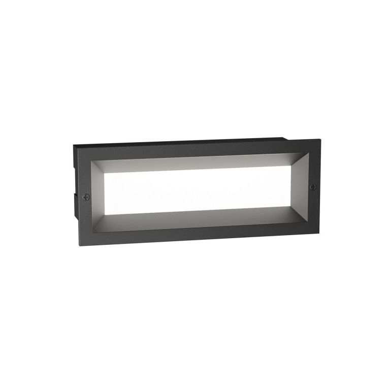 segnapasso da incasso 13w 4000k gealuce grigio ip65