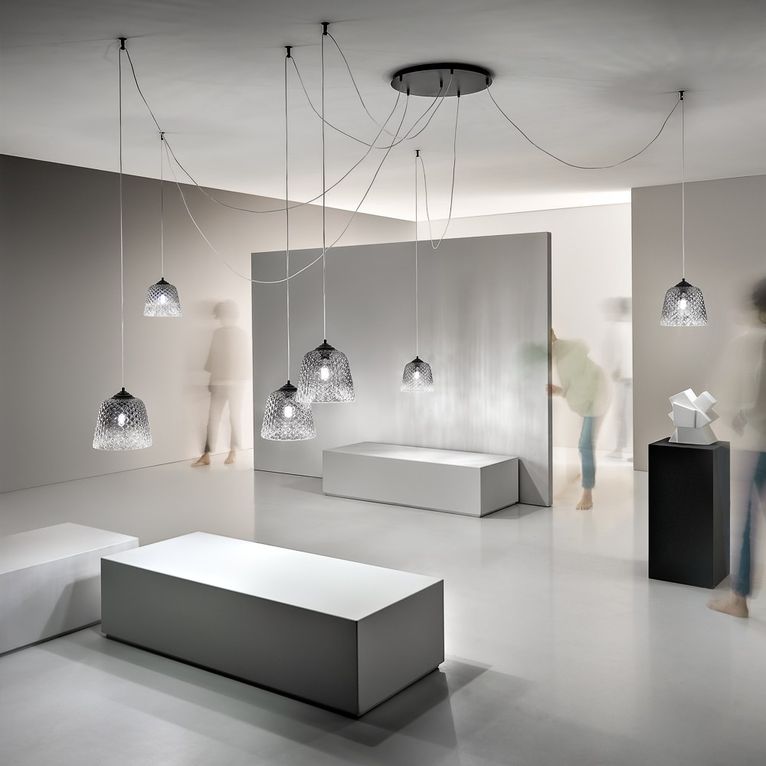 vetro per lampadario grigio fumé gealuce ip20 alice v/p