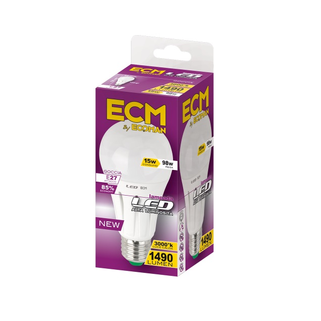 lampadina-led-goccia-e27-15w-luce-calda-3000k-ecoman-per-uso-professionale