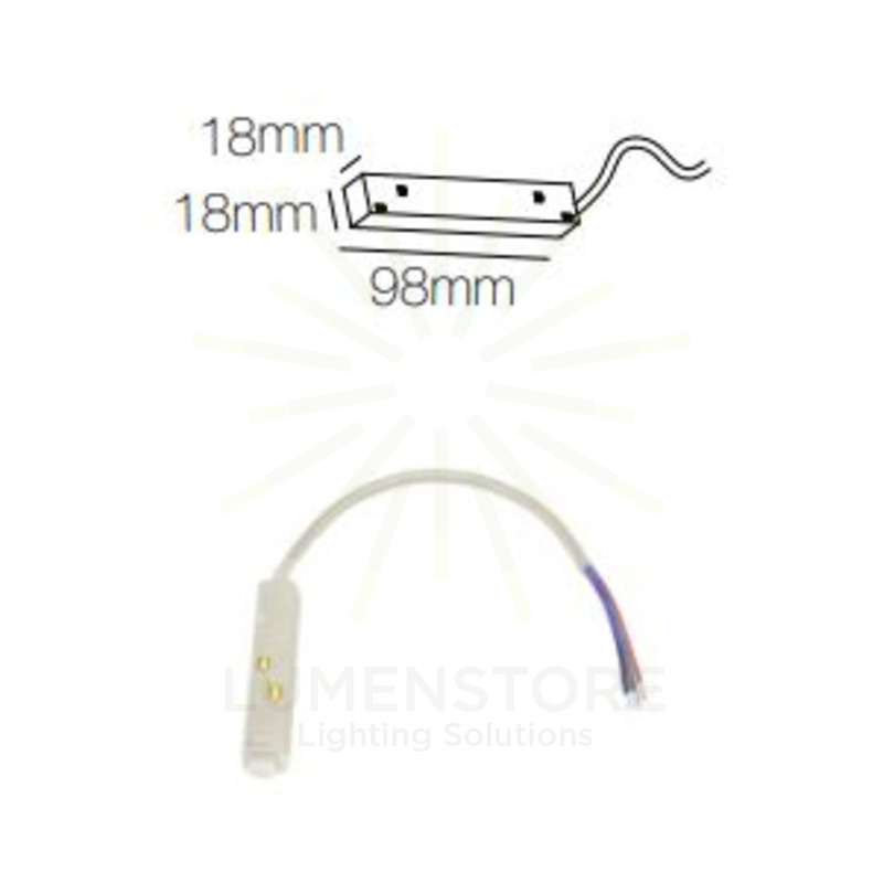 accessorio connettore magnetico per magnet track beneito faure bianco