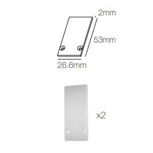 accessorio tappo terminale per magnet track surface beneito faure bianco