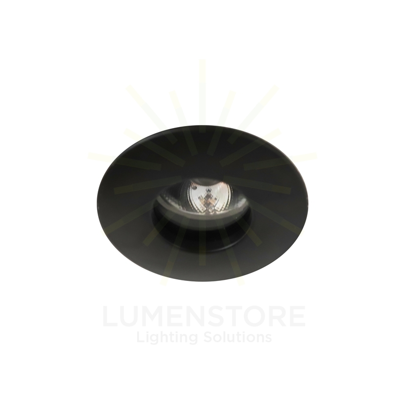 faretto da incasso rok gu5.3 beneito faure nero ip65 4756