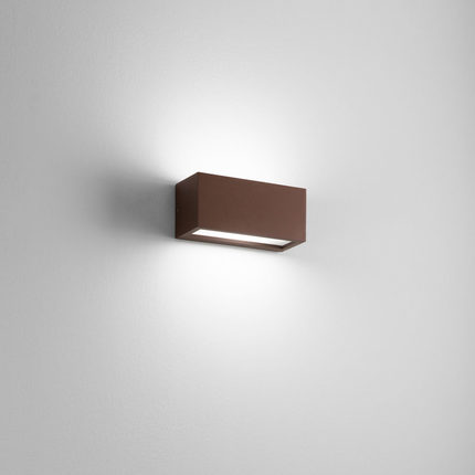 applique metro 30w luce naturale 4000k isyluce corten ip54