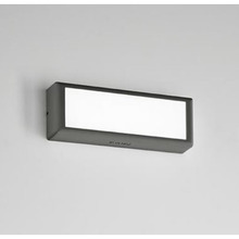 applique brique 12w luce calda 3000k isyluce antracite ip65