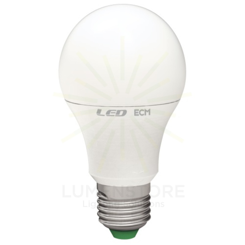 lampadina led goccia e27 10w luce calda 3000k ecoman vetro ghiaccio