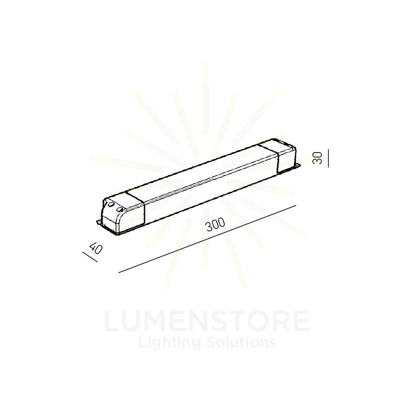 accessorio alimentatore 120w 48v remoto per binario firenze e gaeta gealuce