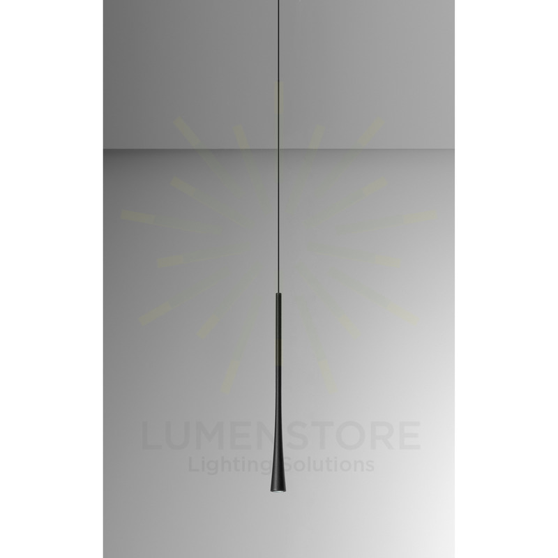 lampadario da incasso dafne 7w luce calda 3000k gealuce piccolo nero