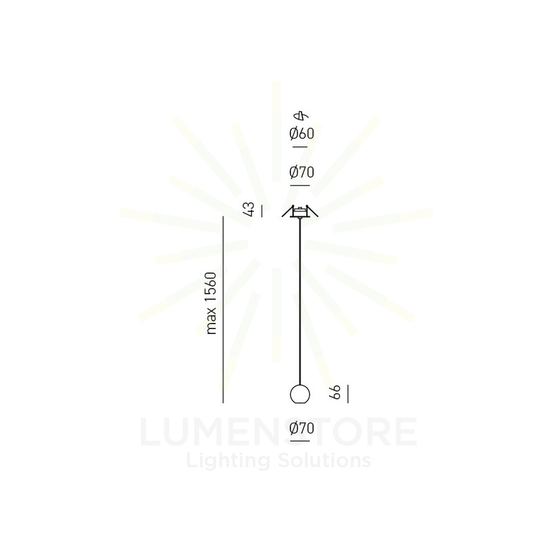 lampadario da incasso guya 8.5w luce calda 3000k gealuce oro