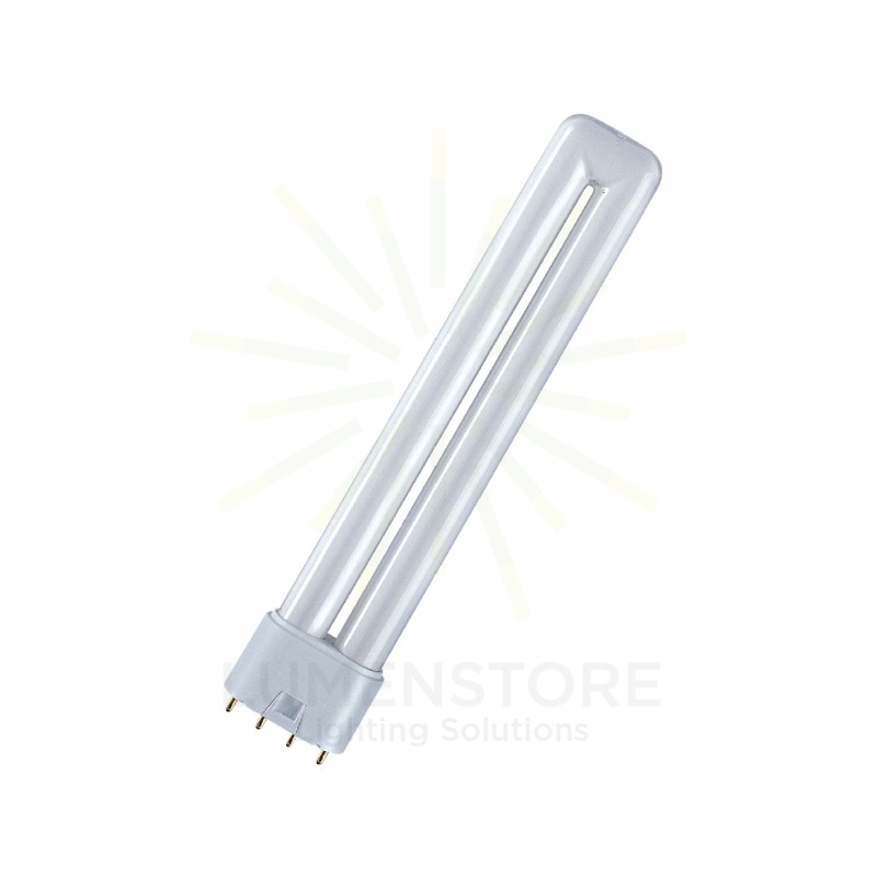 lampadina fluorescente compatta non integrata osram 40w 2g11 luce calda