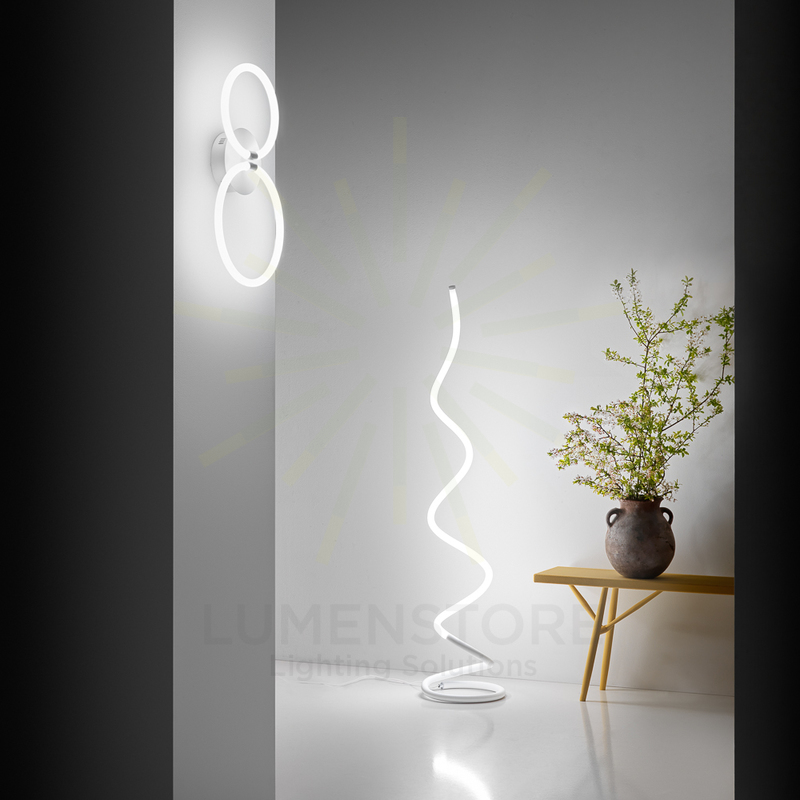 plafoniera berta 30w luce calda 3000k gealuce bianco piccolo